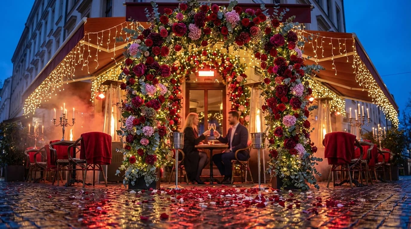 Sevgililer Günü LED Dekorasyon Rehberi 2027: AVM, Restoran ve Otel için Romantik Işık Stratejileri